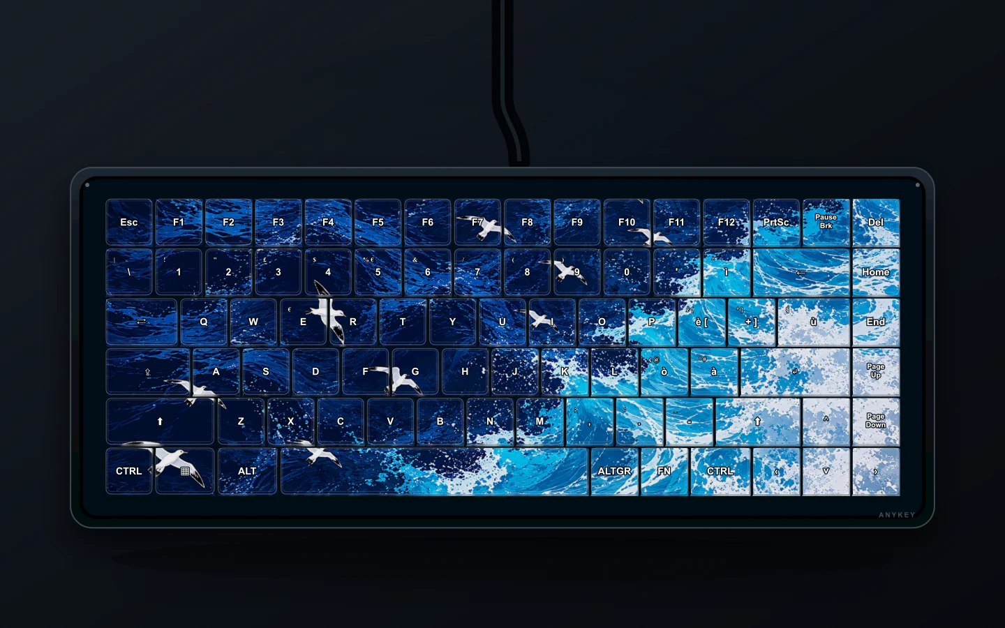 Anteprima del tema Blue Current