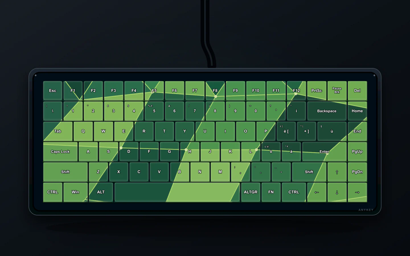 Anteprima del tema Emerald Facets