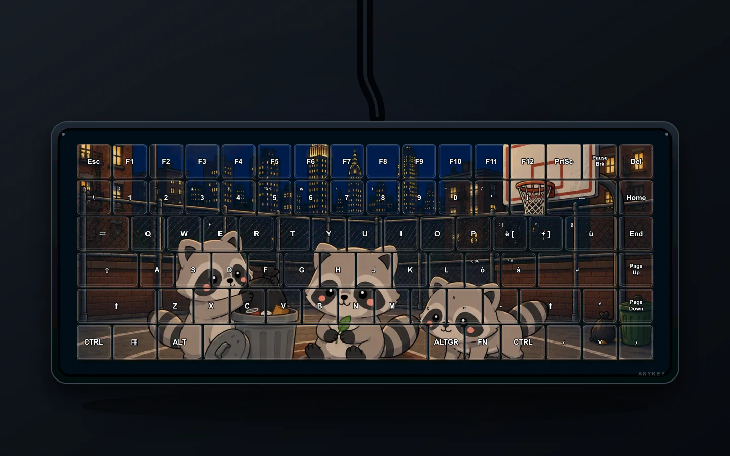 Anteprima del tema Raccoon Court