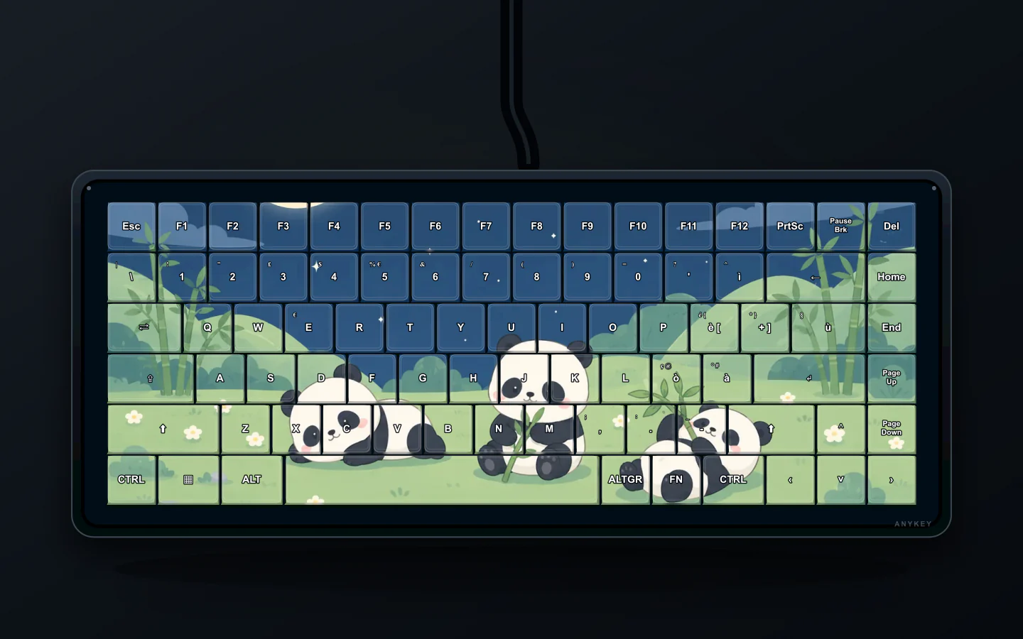 Anteprima del tema Panda Moon