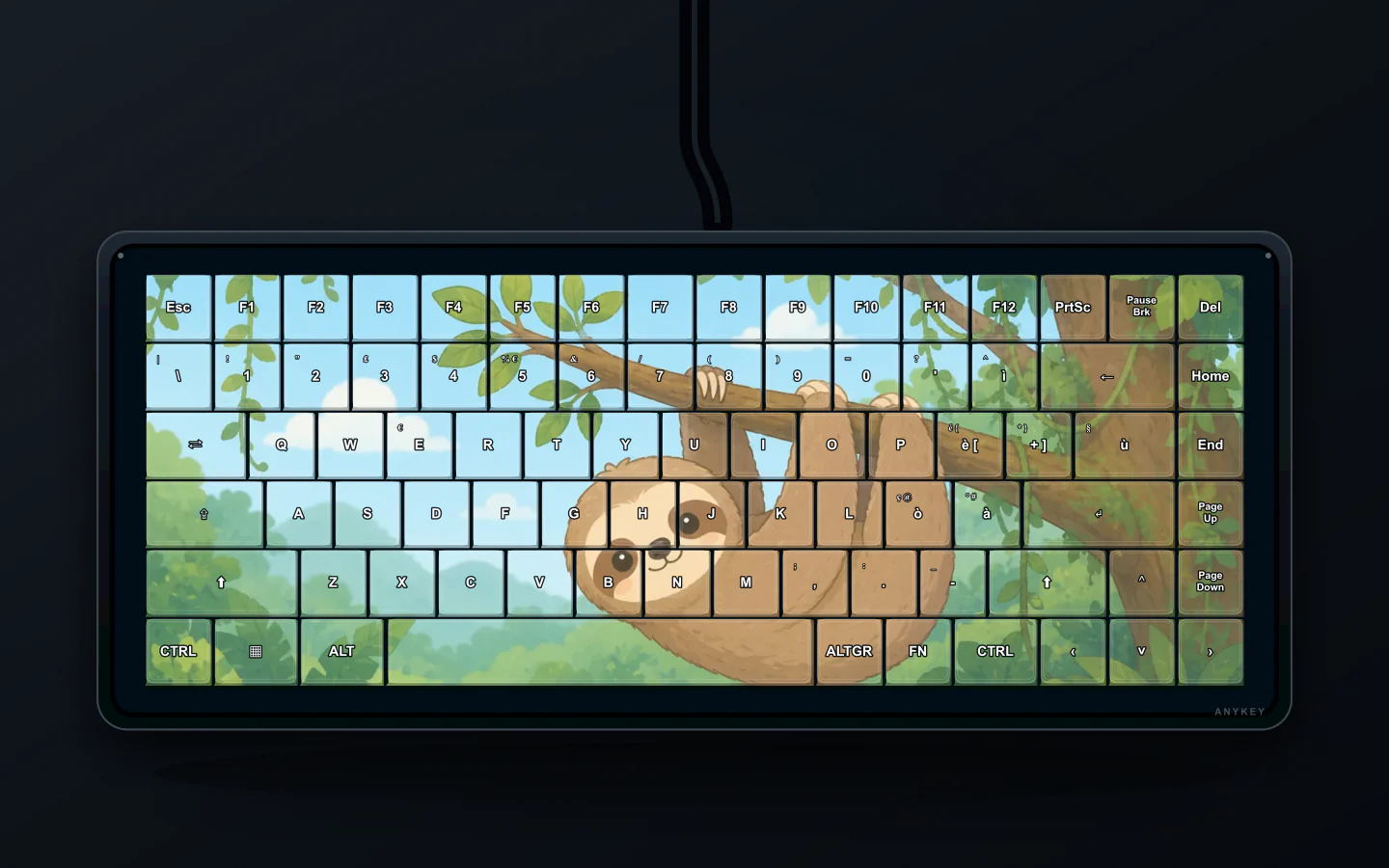Anteprima del tema Bradipo Tropicale